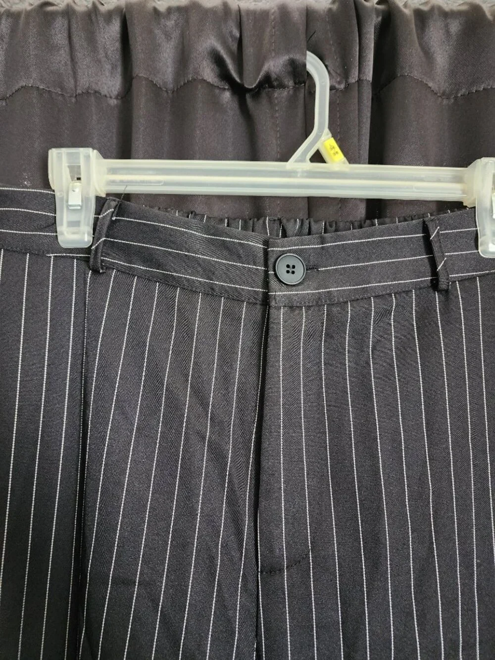 Shein Relaxed Fit Pinstriped Dress Pants